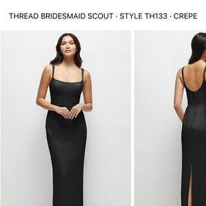 Dessy Collection Black Maxi Dress